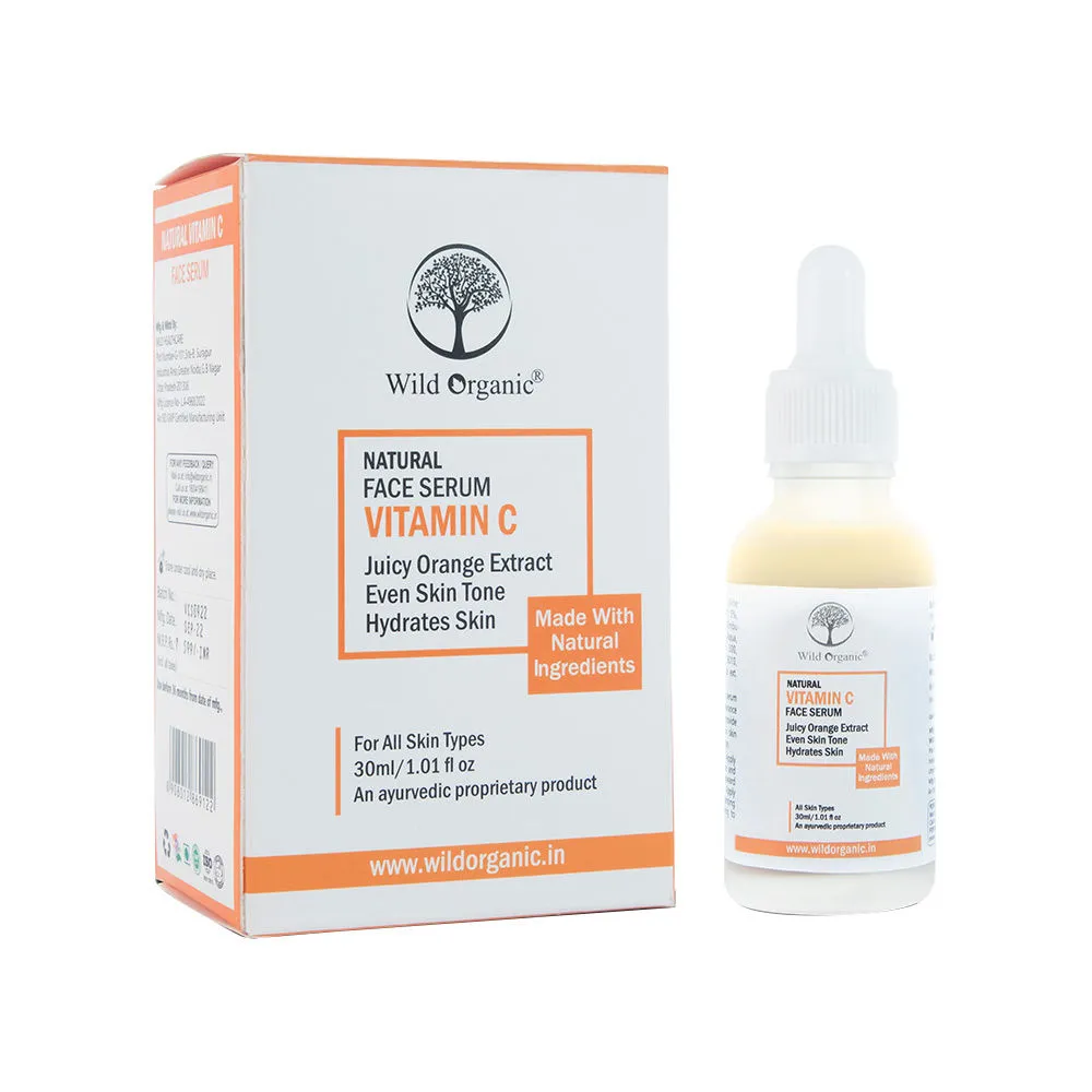 Wild Organic Natural Face Serum Vitamin C