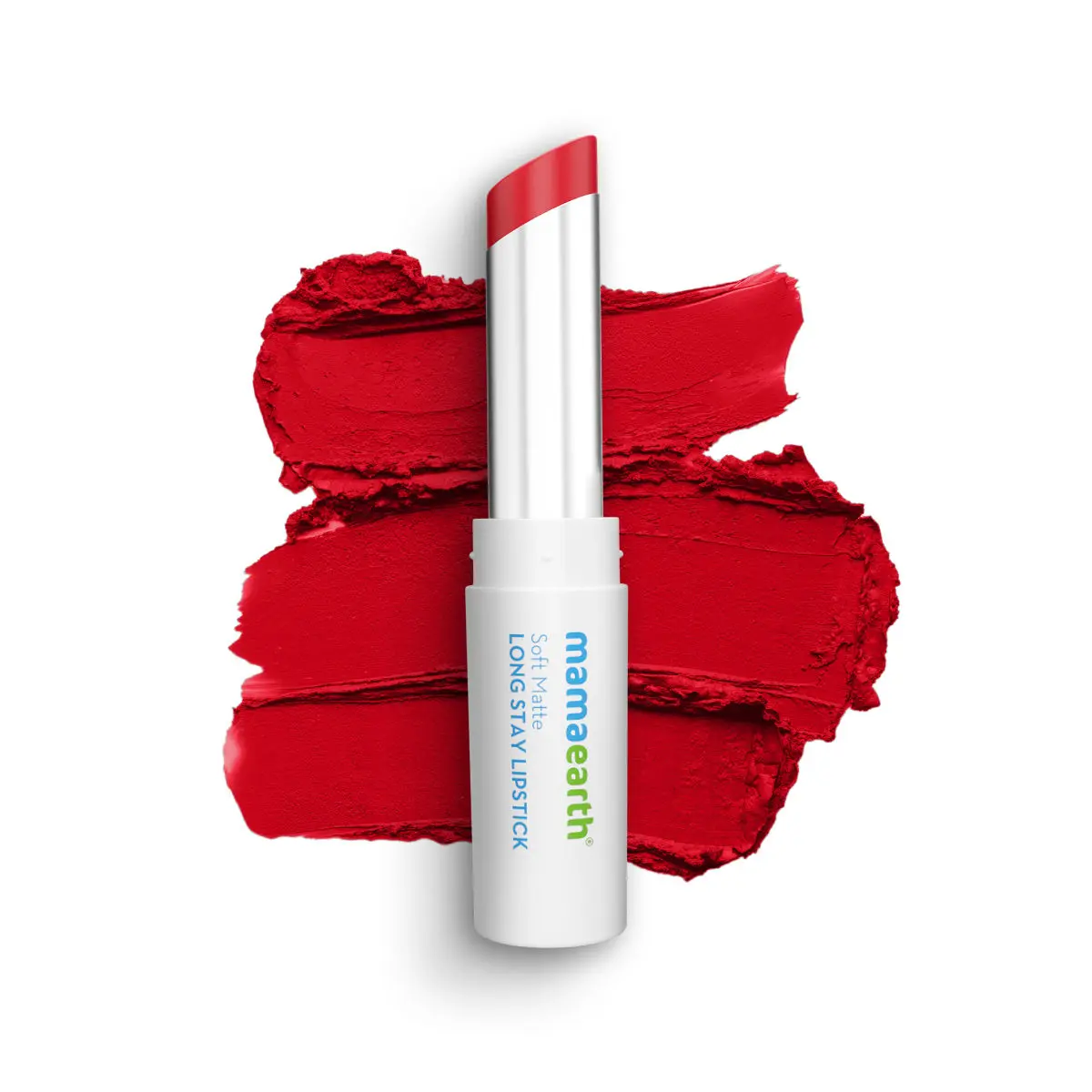 Mamaearth Soft Matte Long Stay Lipsticks with Jojoba Oil & Vitamin E for 12 Hour - Ruby Red - 3.5 g