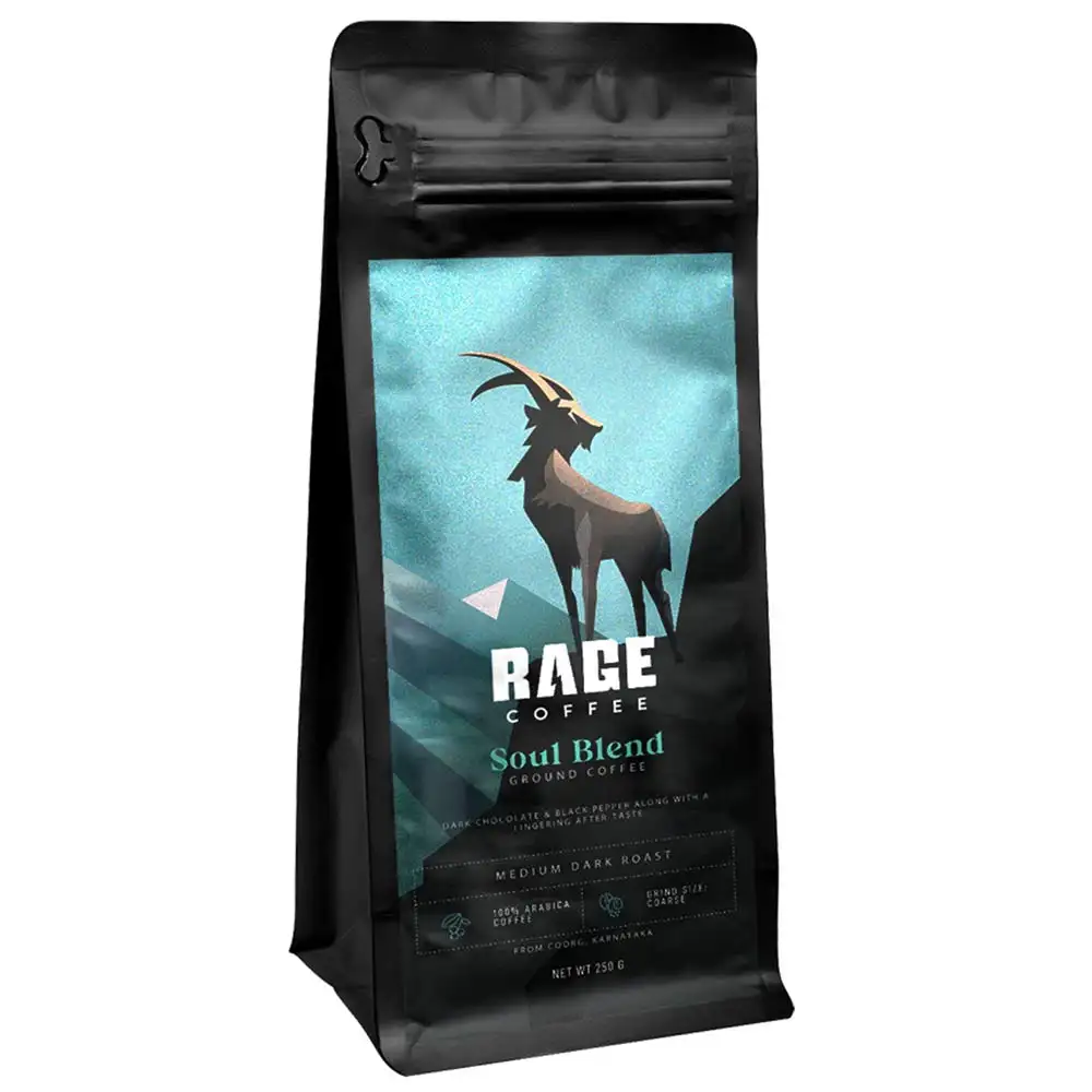 Rage Coffee Soul Blend Ground Coffee,  250 g  French Press (Coarse)