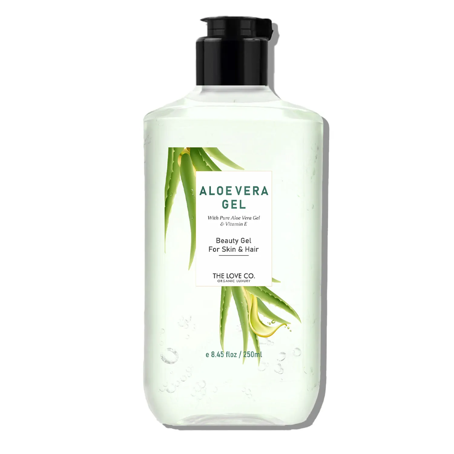 The Love Co. Aloe Vera Gel For Face - Organic Aloe Vera Gel For Face, Skin And Hair