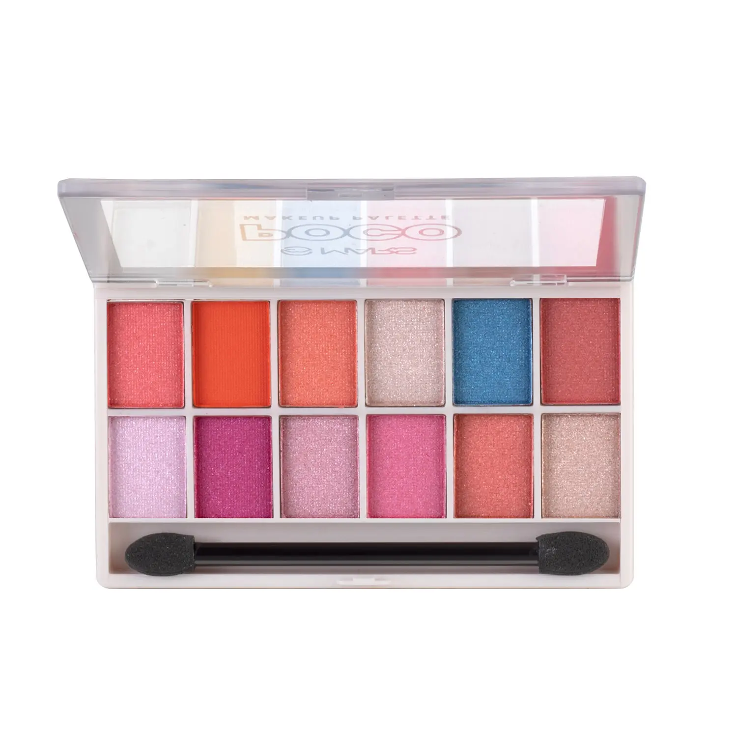 MARS Poco Makeup Palette with Eyeshadow, Compact, Highlighter and Blush - 02 | 20g