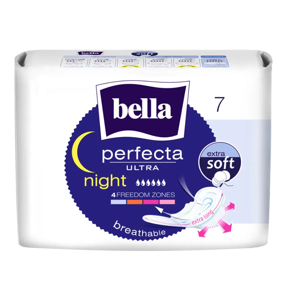 Bella Perfecta Ultrathin Sanitary Napkins Night Soft - XXL