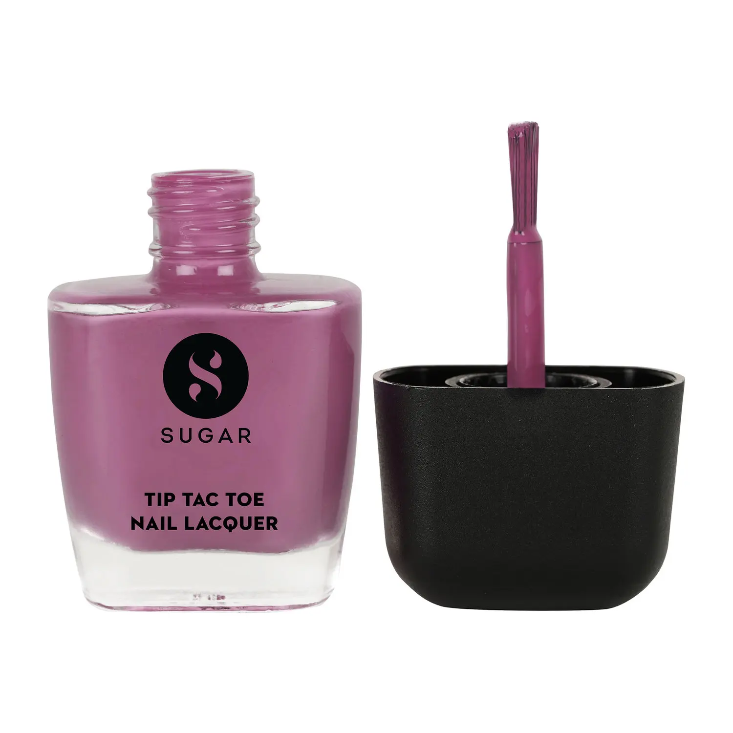 SUGAR Cosmetics Tip Tac Toe Nail Lacquer Classic - 15 Pink Peony 