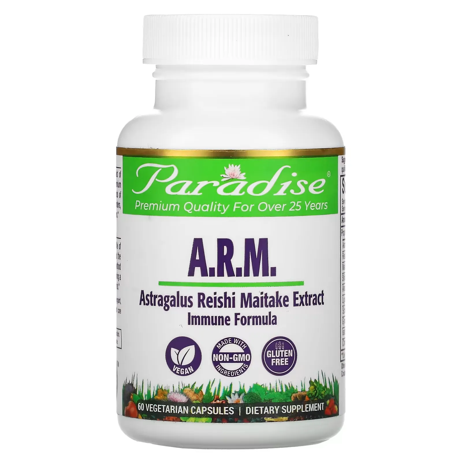 A.R.M. Astragalus, Reishi Maitake Extract, 60 Vegetarian Capsules