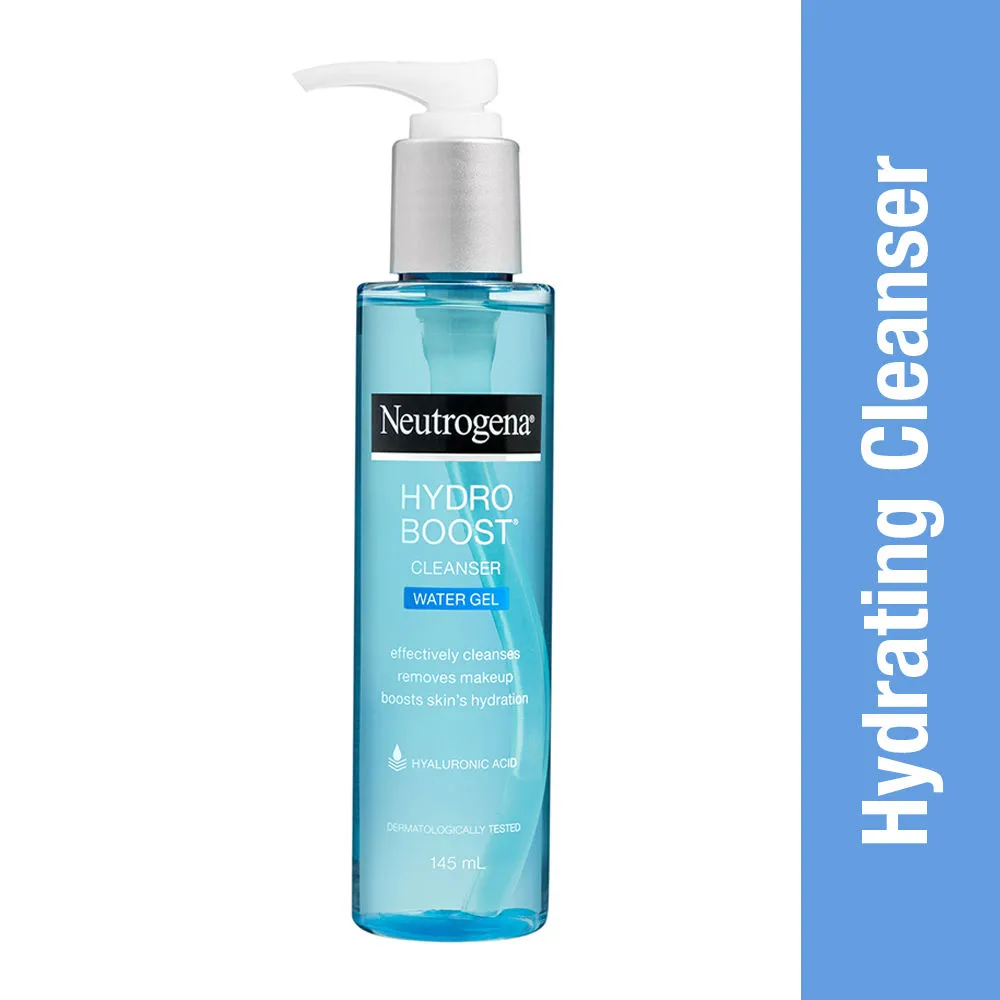 Neutrogena Hydro Boost Cleanser Water Gel Face Wash With Hyaluronic Acid For 24 Hours Hydration