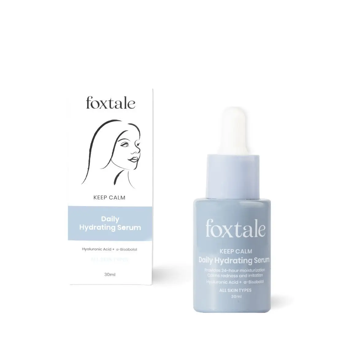 Foxtale - Keep Calm Daily Hydrating Serum with Hyaluronic Acid - 30ml