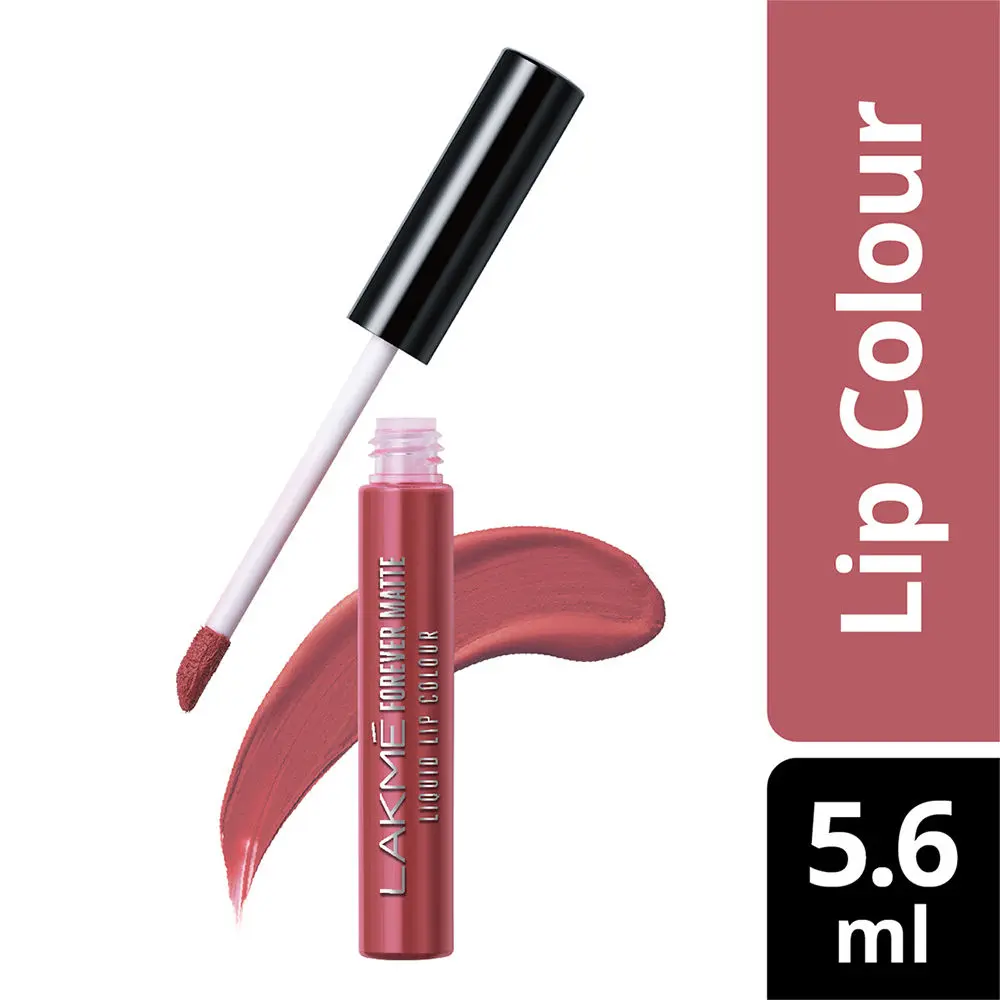 Lakme Forever Matte Liquid Lip Colour, Pink Ballet (5.6 ml)