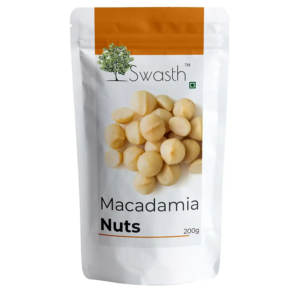 Swasth Macadamia Nuts,  Unflavoured  0.2 kg