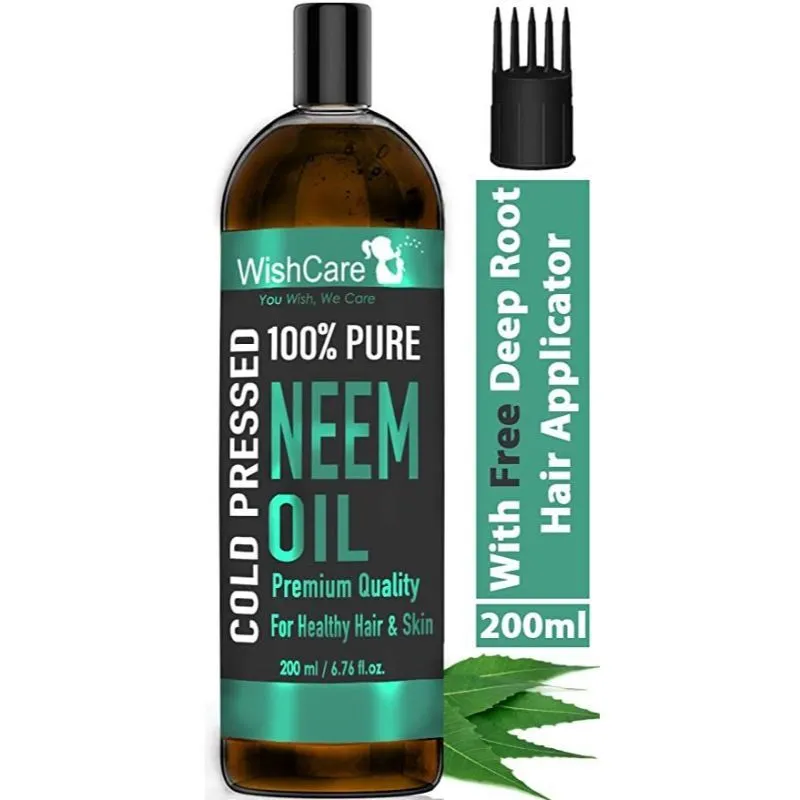 Wishcare 100% Pure Cold Pressed Neem Oil