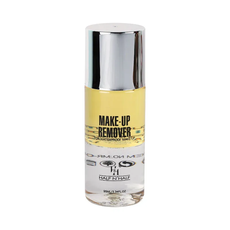 Half N Half Make Up Remover For Waterproof Make Up Yellow Beauty