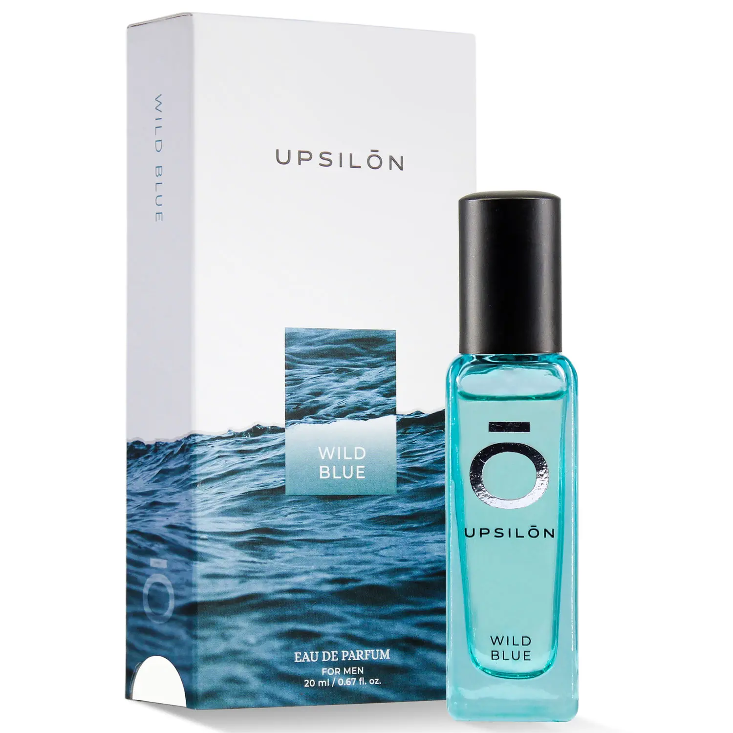 Upsilon Wild Blue Aqua Eau De Parfum For Men Travel Pack (20 Ml)