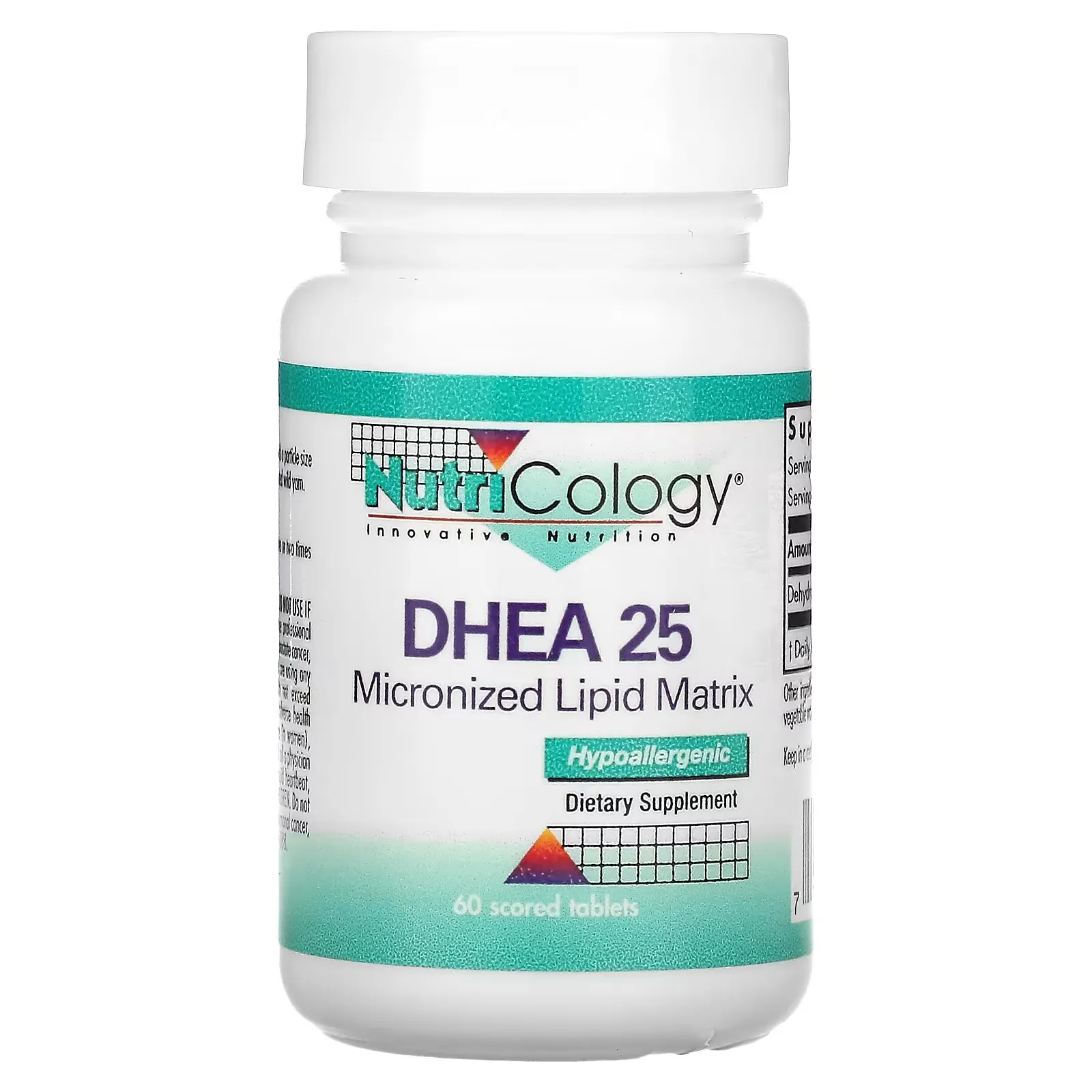 DHEA 25, 60 Scored Tablets