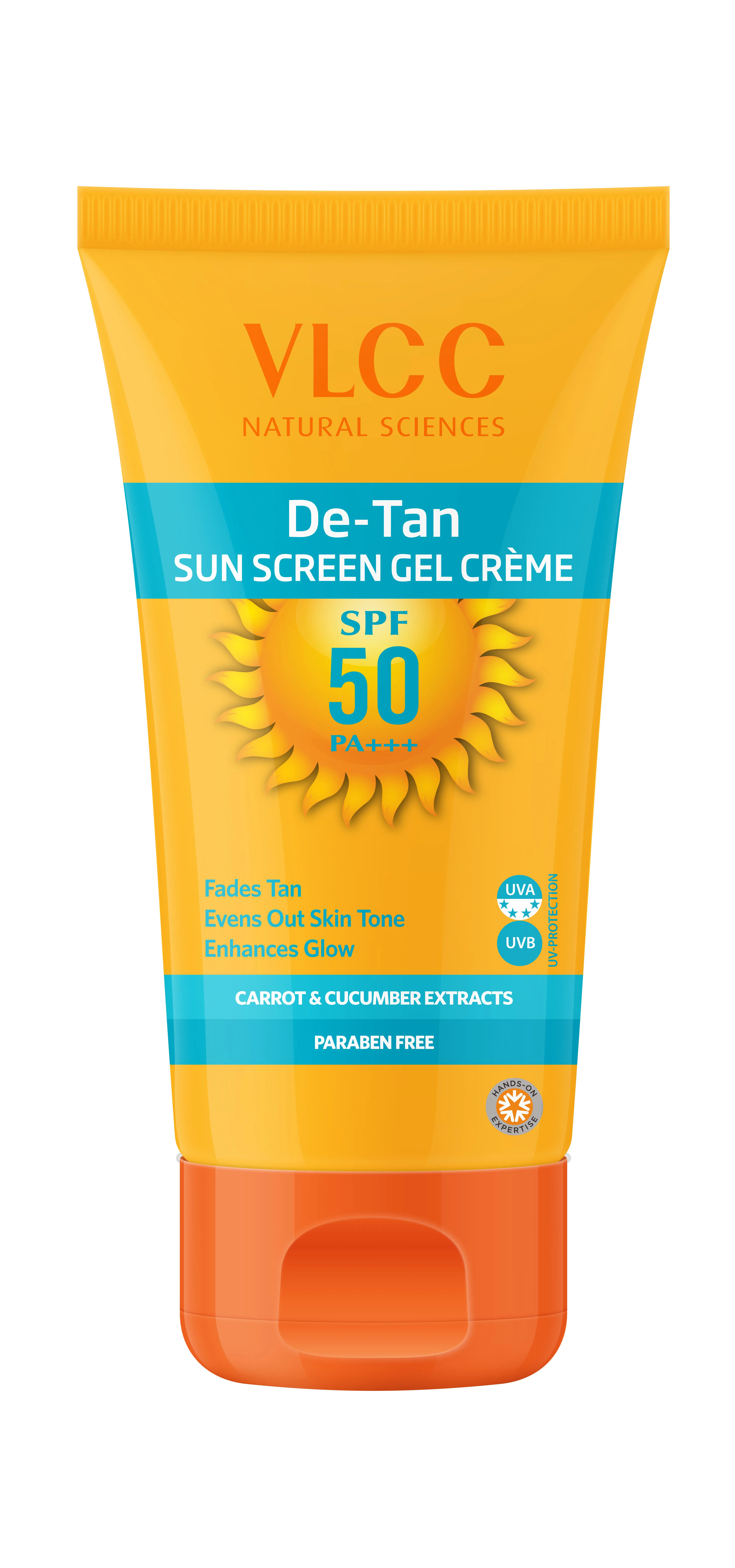 VLCC De Tan SPF 50 PA+++ Sun Screen Gel Creme