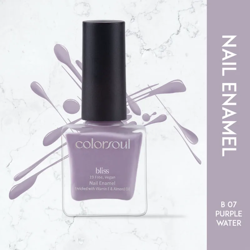 ColorSoul Bliss Nail Enamel - Purple Water