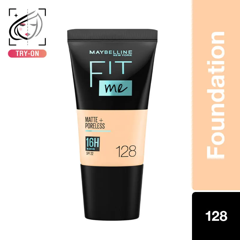 Maybelline New York Fit Me Matte+Poreless Liquid Foundation Tube