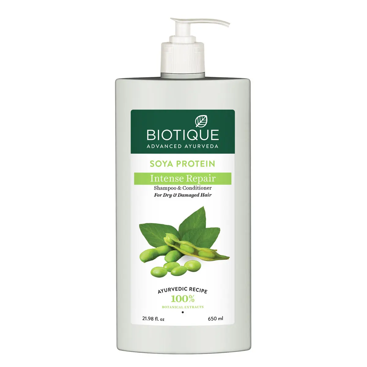 Biotique Soya Protein Intense Repair Shampoo & Conditioner (650 ml)