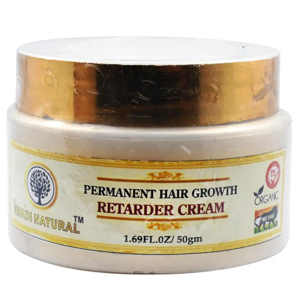 Khadi Natural Permanent Hair Growt Retarder Cream,  50 g  for All Hair Types