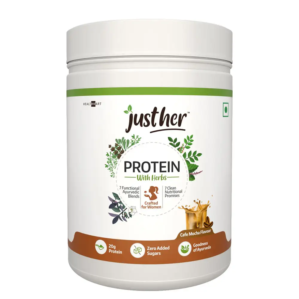 JustHer Protein with Herbs for Women,  1.1 lb  Cafe Mocha