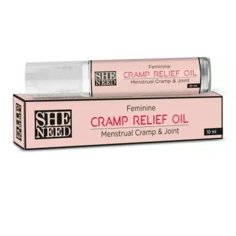 Sheneed Feminine Cramp Relief Oil For Period Cramps & Leg Cramps