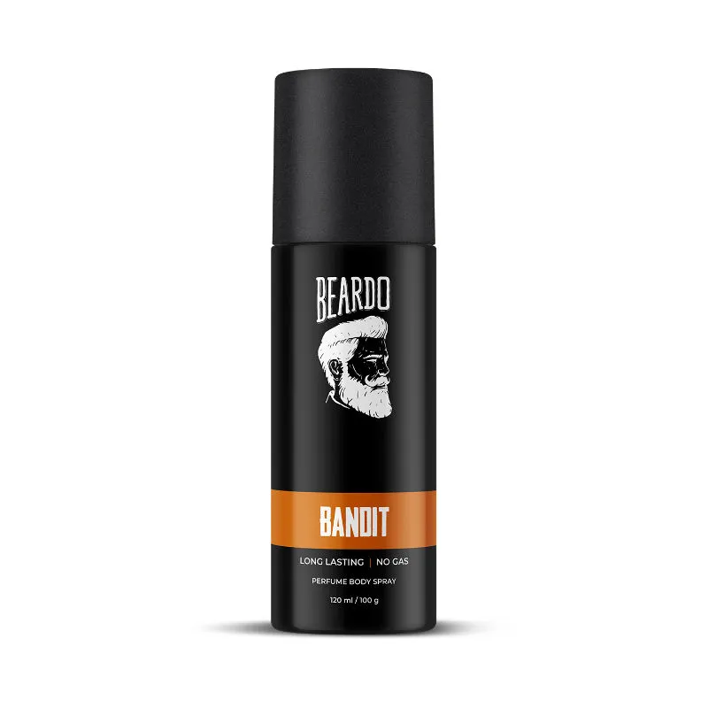 Beardo Bandit Perfume Body Spray, |No Gas Deo For Men | Long Lasting Body Spray For Men