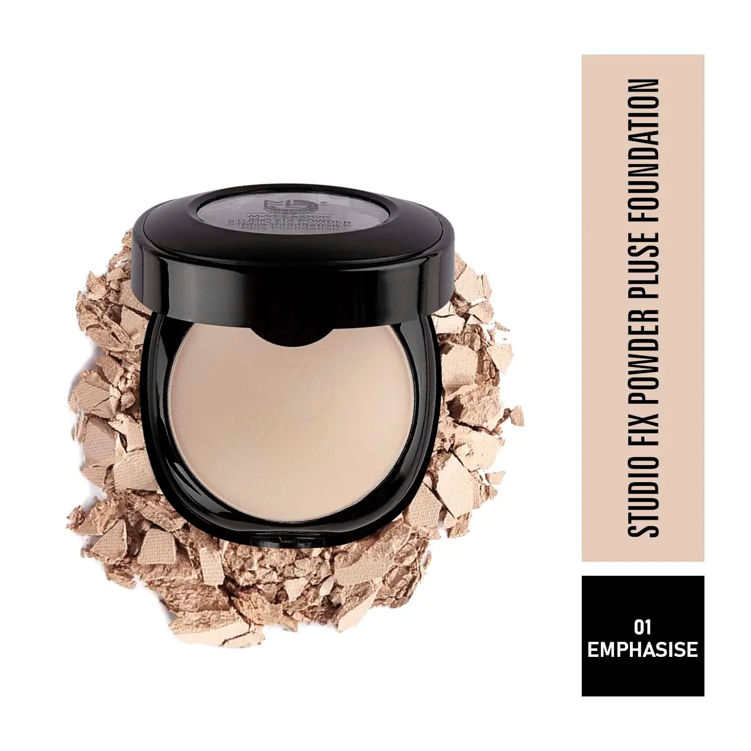 Matt look Studio Fix Powder Plus Foundation 2 Way Compact, Concealer, Moisturizing , Oil Control, Face Makeup, Emphasise (24 gm)