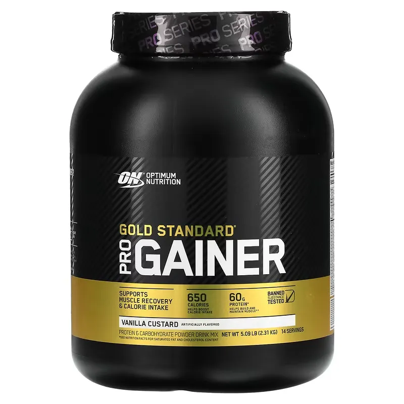 Gold Standard Pro Gainer, Vanilla Custard, 5.09 lbs (2.31 kg)