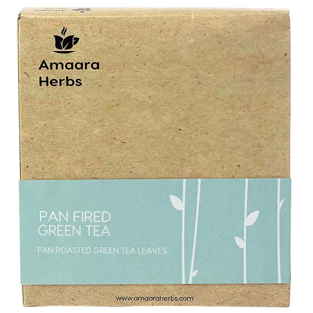 Amaara Herbs Pan Fired Green Tea,  Unflavoured  100 g