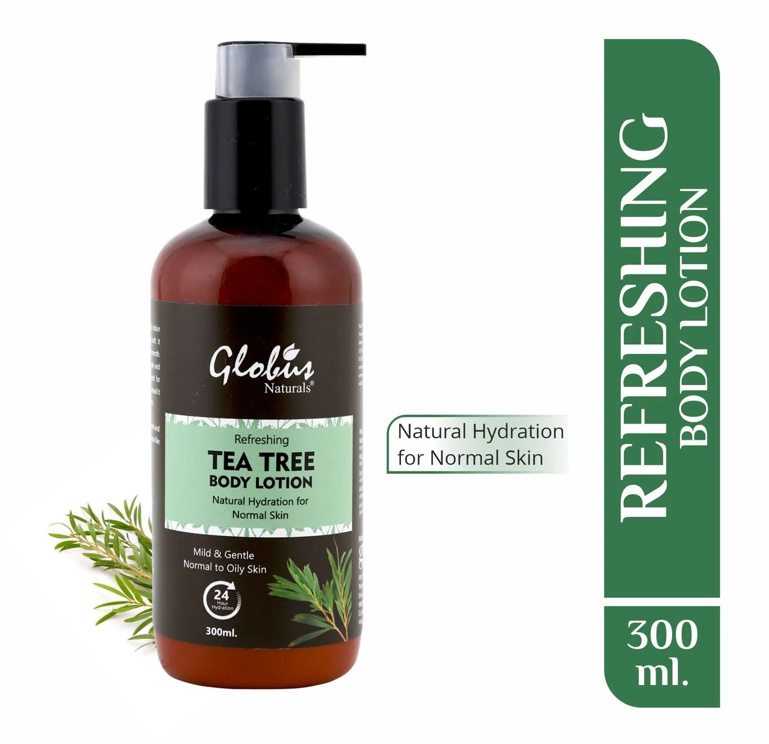 Globus Naturals Refreshing Tea Tree Body Lotion (300 ml)