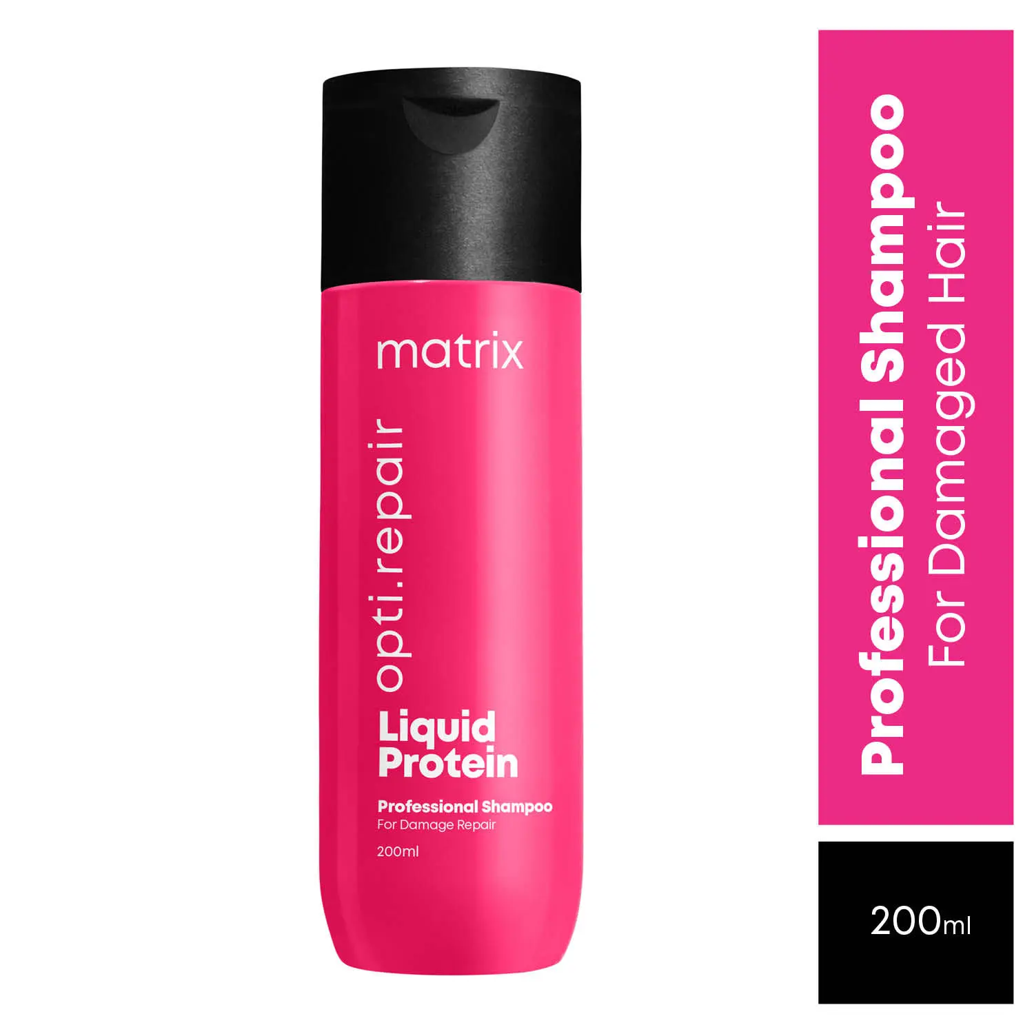 Matrix Opti.Repair Professional Liquid Protein Shampoo, Repairs Damaged Hair from 1st Use, 200ml