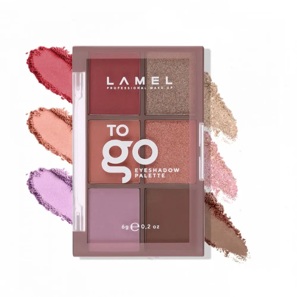 Lamel To Go Eyeshadow Palette 404- Burgundy 6gm