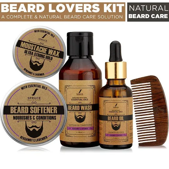 Spruce Shave Club Bergamot & Mandarin Beard Lovers Kit