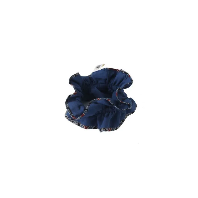 Core Asana Nubby Scrunchie- Midnight Blue