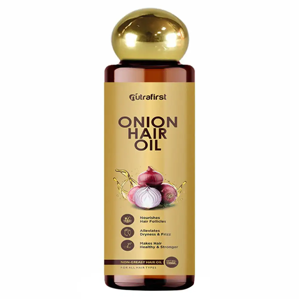 NutraFirst Onion Hair Oil,  100 ml  for All Hair Types