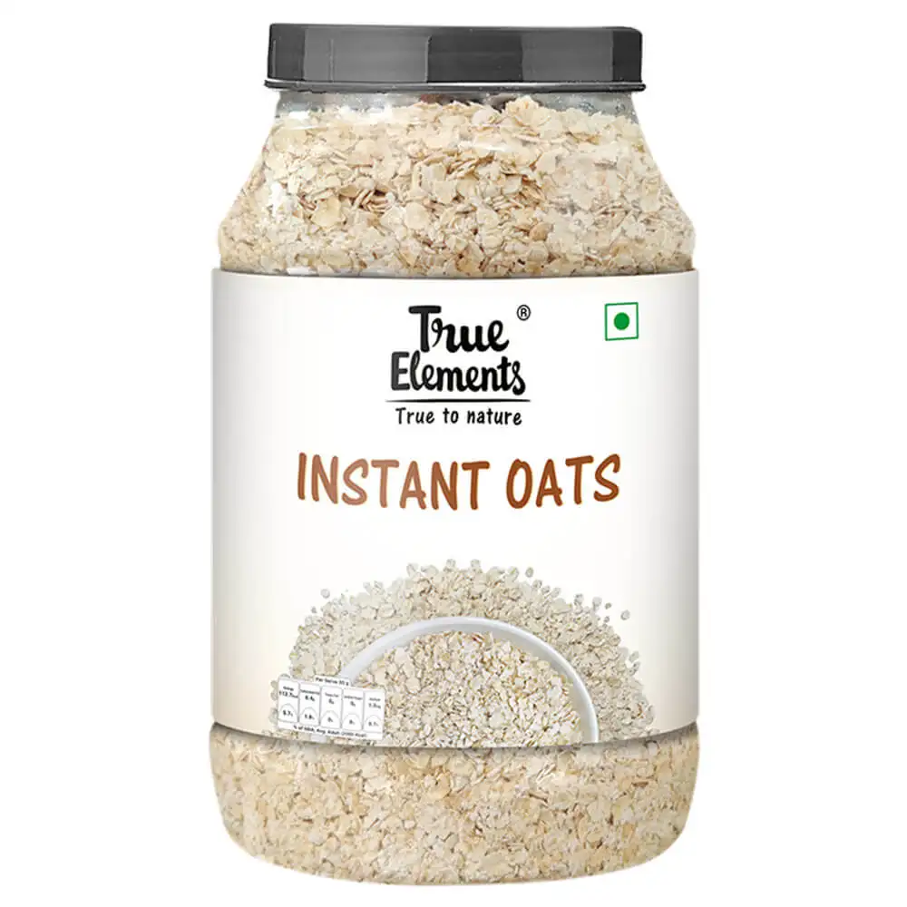 True Elements Instant Oats,  1.2 kg  Unflavoured