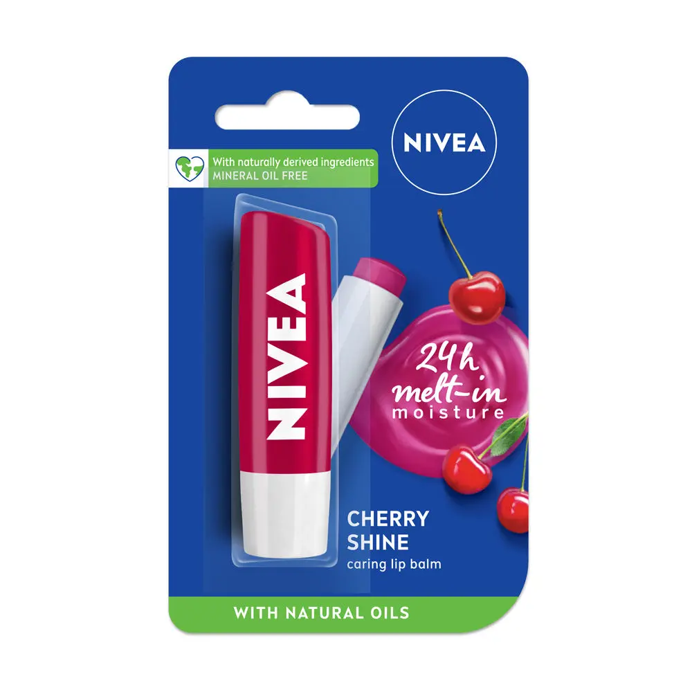 NIVEA Lip Balm Fruity Cherry Shine 4.8g