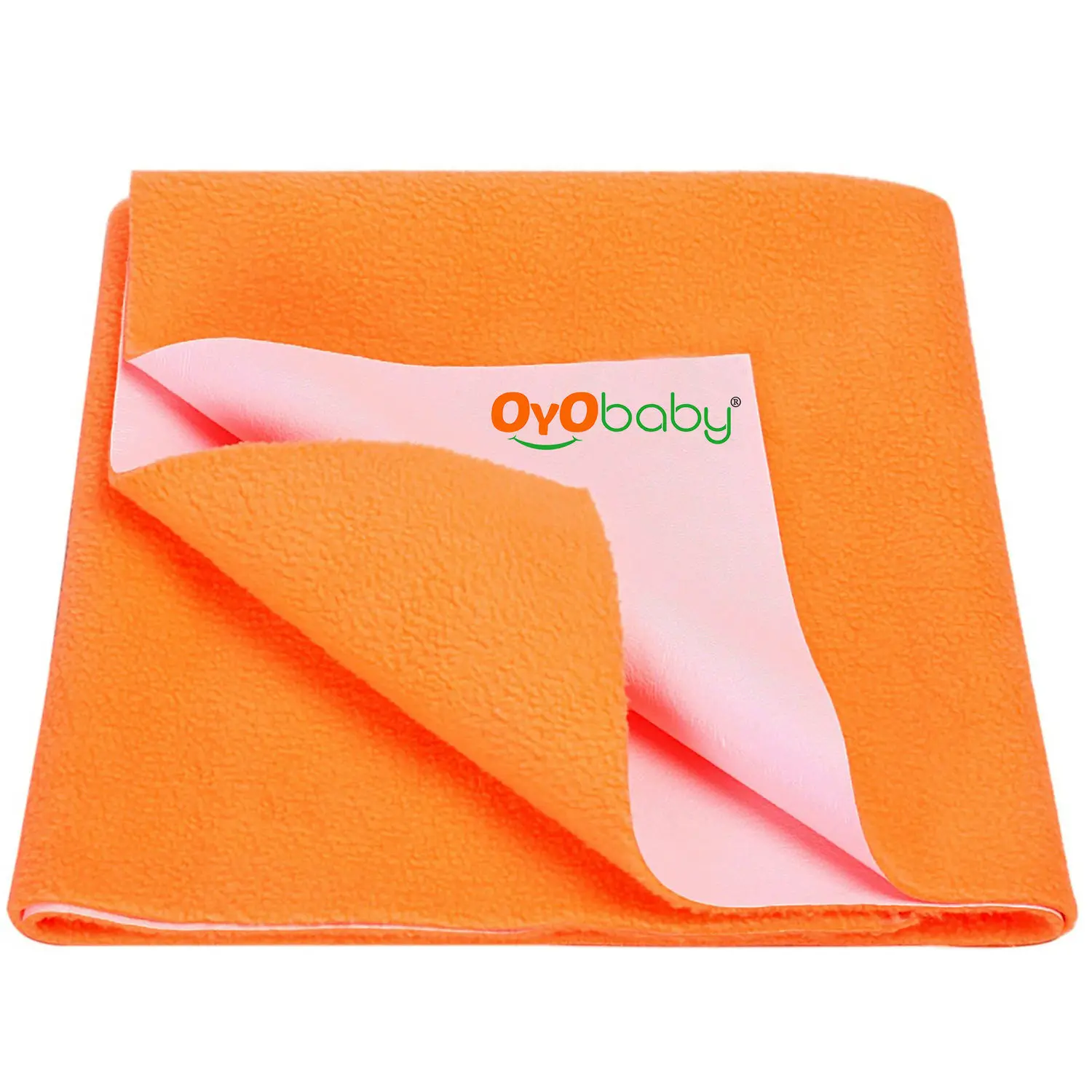 OYO Baby Waterproof Bed Protector Baby Dry Sheet, Large, Peach (140 cm x 100 cm)