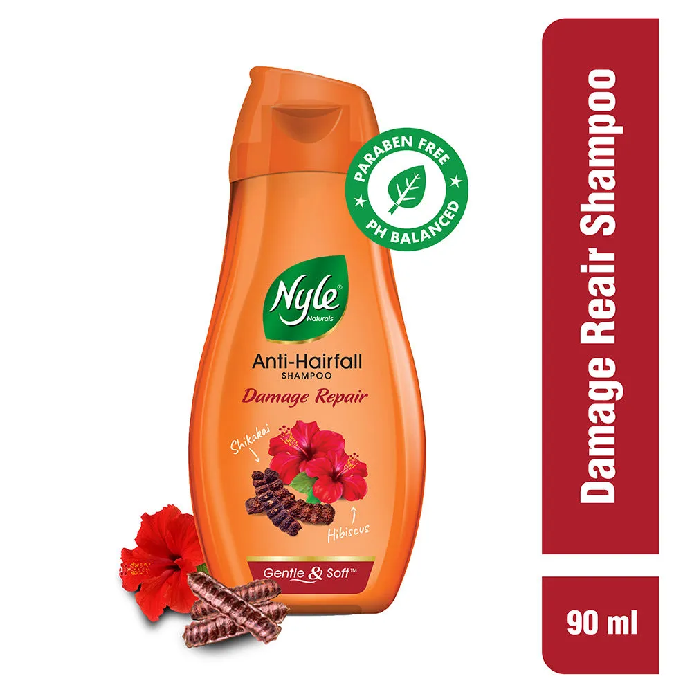 Nyle Naturals Damage Repair Shampoo with Goodness Of Shikakai & Hibiscus