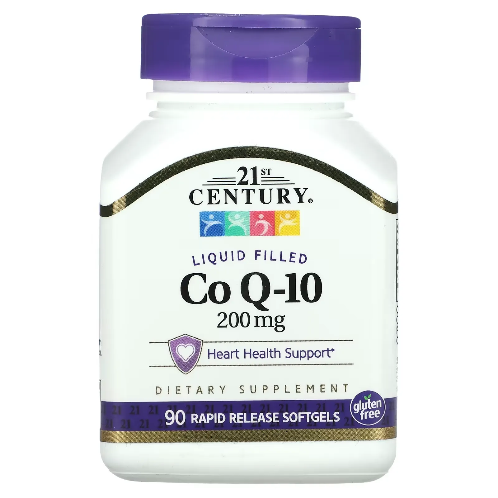 Liquid Filled CoQ-10, 200 mg, 90 Rapid Release Softgels