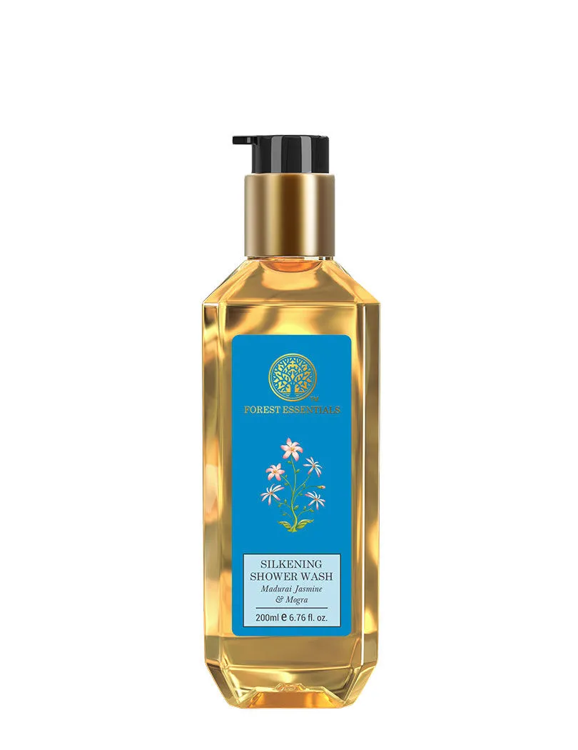 Forest Essentials Silkening Shower Wash - Madurai Jasmine & Mogra