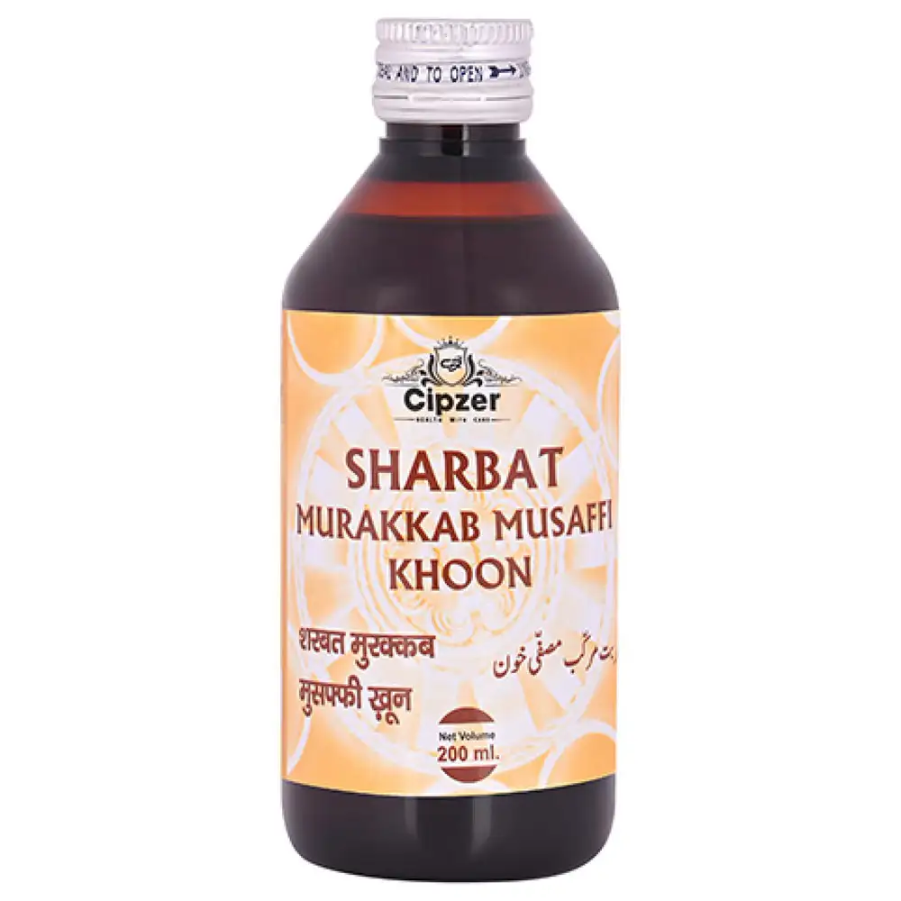 Cipzer Sharbat Murakkab Musaffi Khoon,  Unflavoured  200 ml