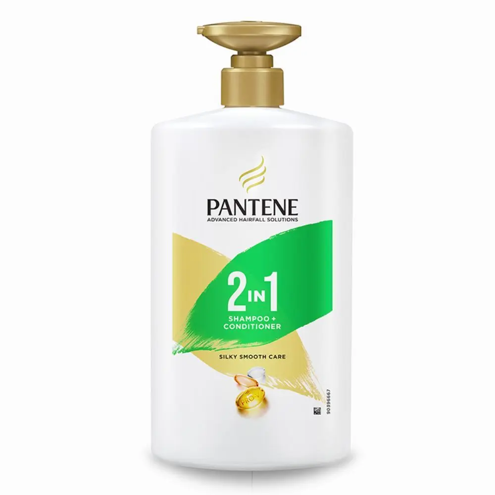 Pantene 2 In 1 Silky Smooth Care Shampoo + Conditioner (1L)