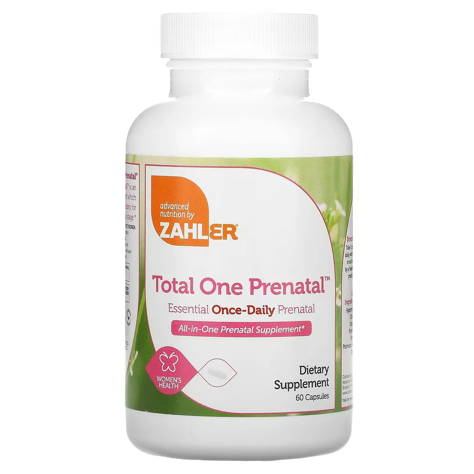 Total One Prenatal, Essential Once-Daily Prenatal, 60 Capsules