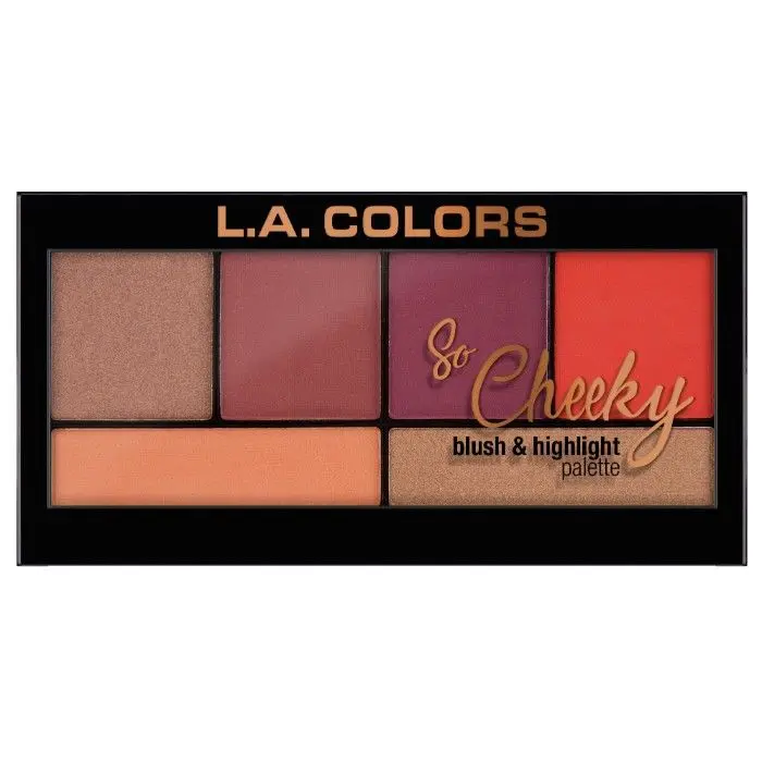 L.A. Colors So Cheeky Blush And Highlight Palette - Hot And Spicy 22 g