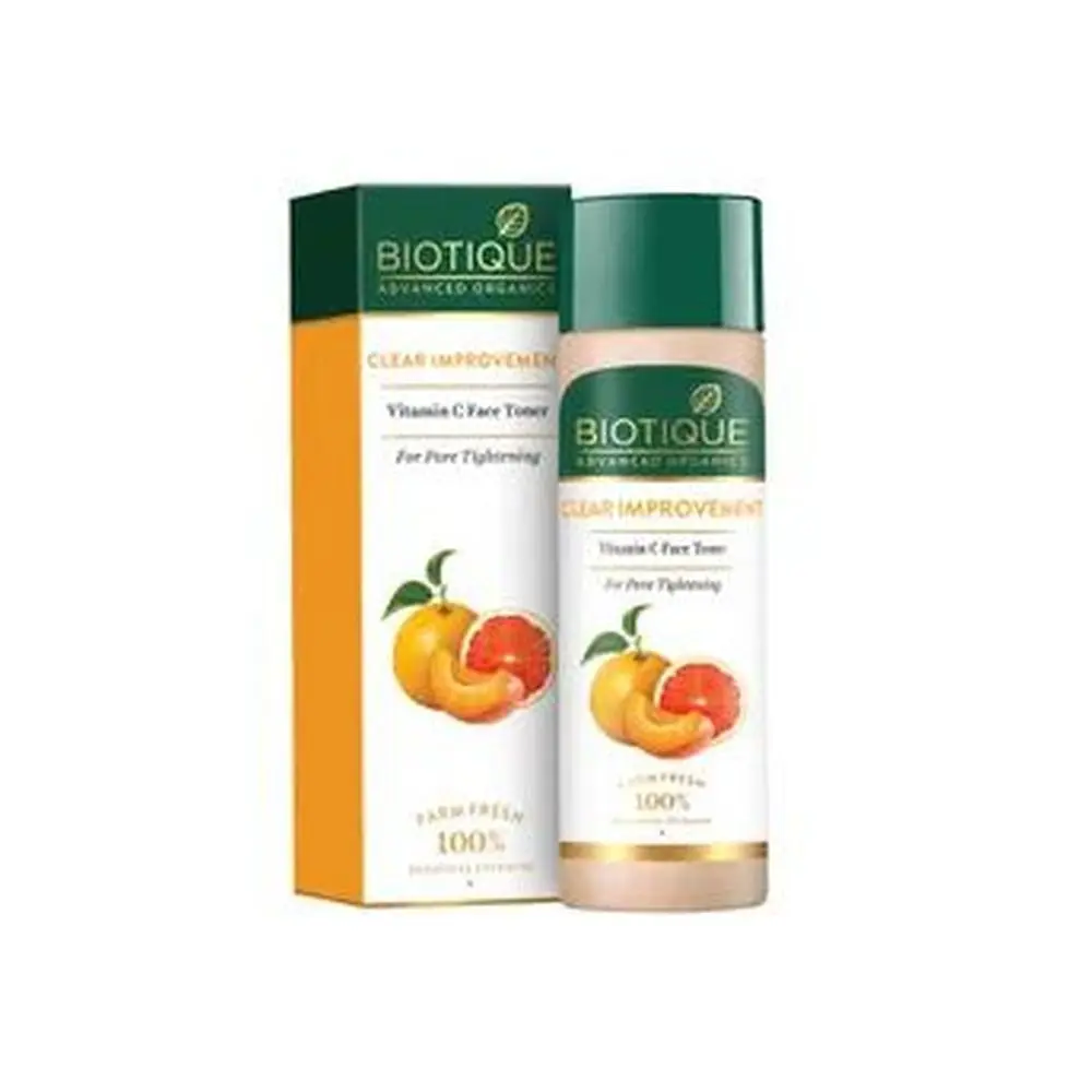 Biotique Advanced Organics Clear Improvement Vitamin C Face Toner (120 ml)