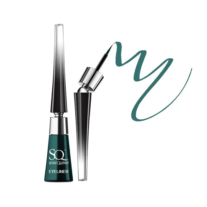 Stay Quirky Liquid Eyeliner, With Unique Ball-Joint Applicator, Bottle Green - Thundering Moves 5 (6.5 ml)