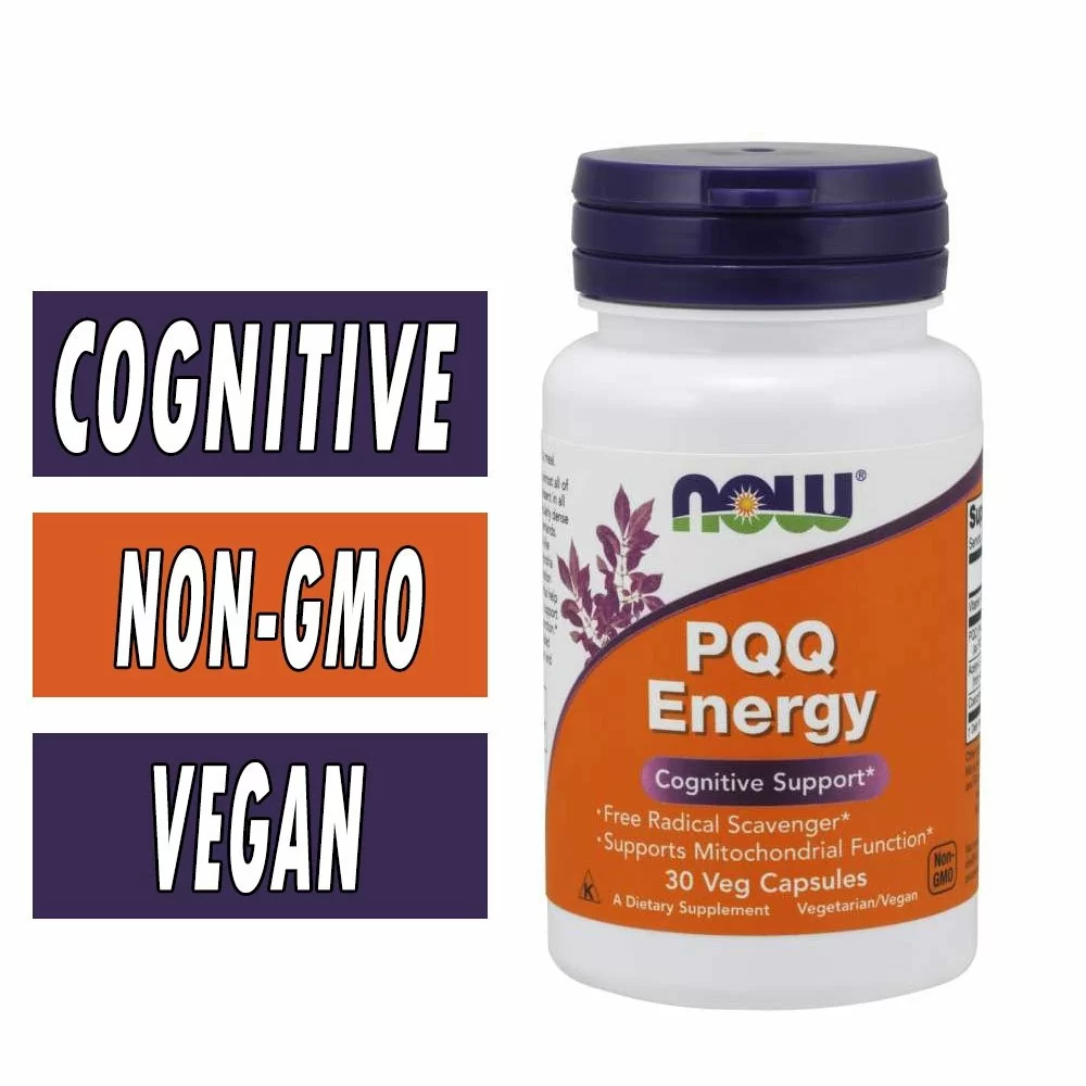 PQQ Energy  - NOW Foods - 20 mg - 30 Veg Capsules