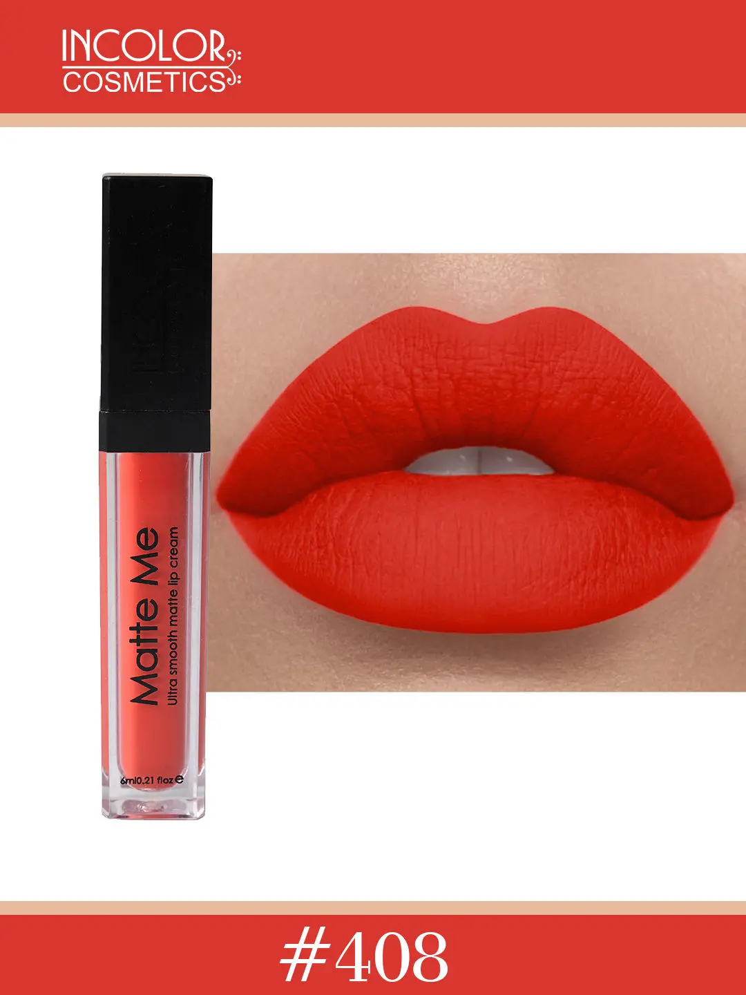 Incolor Matte Me Lip gloss 408 6 Ml