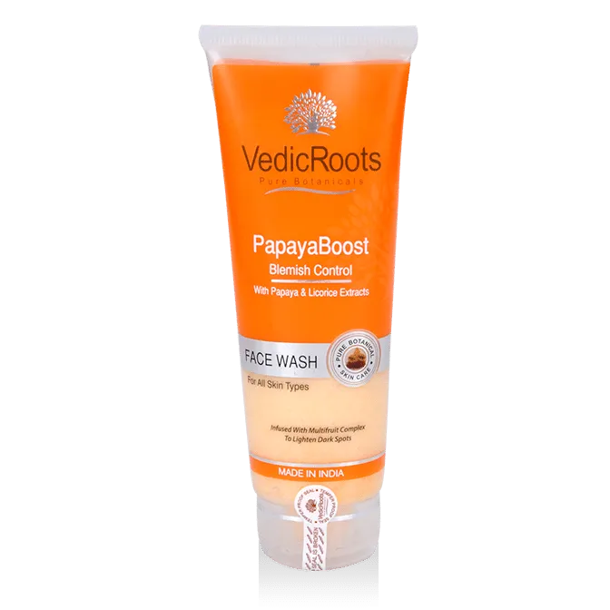 VedicRoots Papayaboost Blemish Control Face Wash