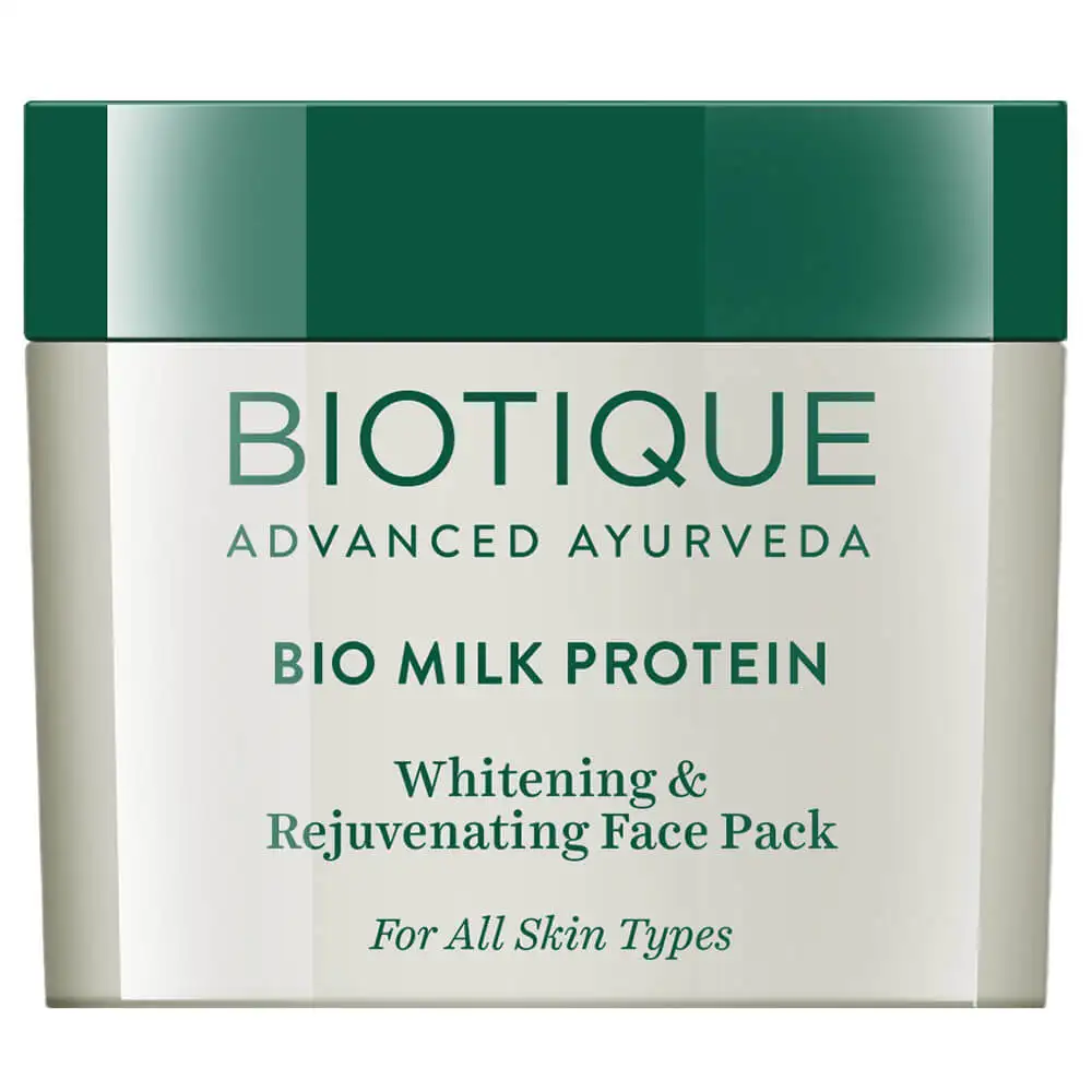 Biotique Bio Milk Protein Whitening & Rejuvenating Face Pack,  50 g  All Skin Type