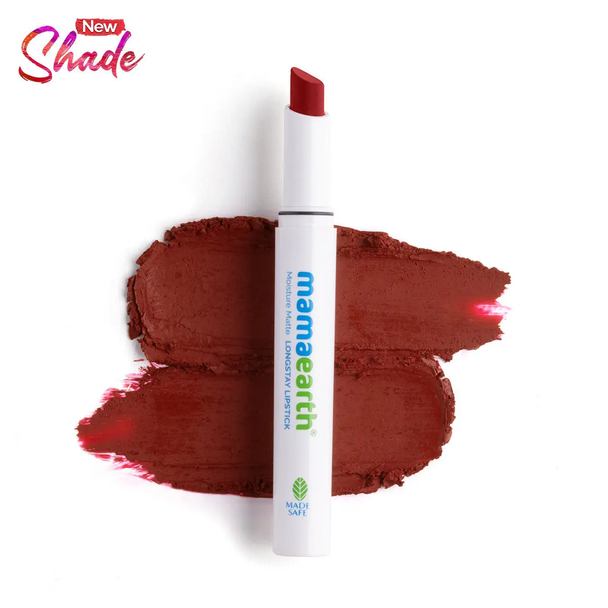 Mamaearth Moisture Matte Longstay Lipstick with Avocado Oil & Vitamin E - 17 Raisin Punch - 2 g